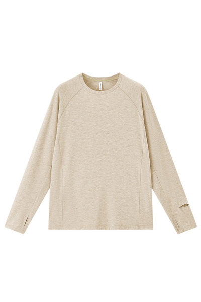 Women's Summer Wool Long Sleeve Outdoor Anti-Odor Tee