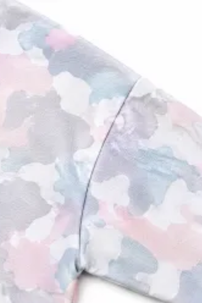 Women Fall Clothing Plus Size Pastel Camo Sweatshirt