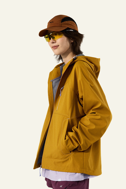 Women's Streetwear Fleece Lined Waterproof Hooded Jacket