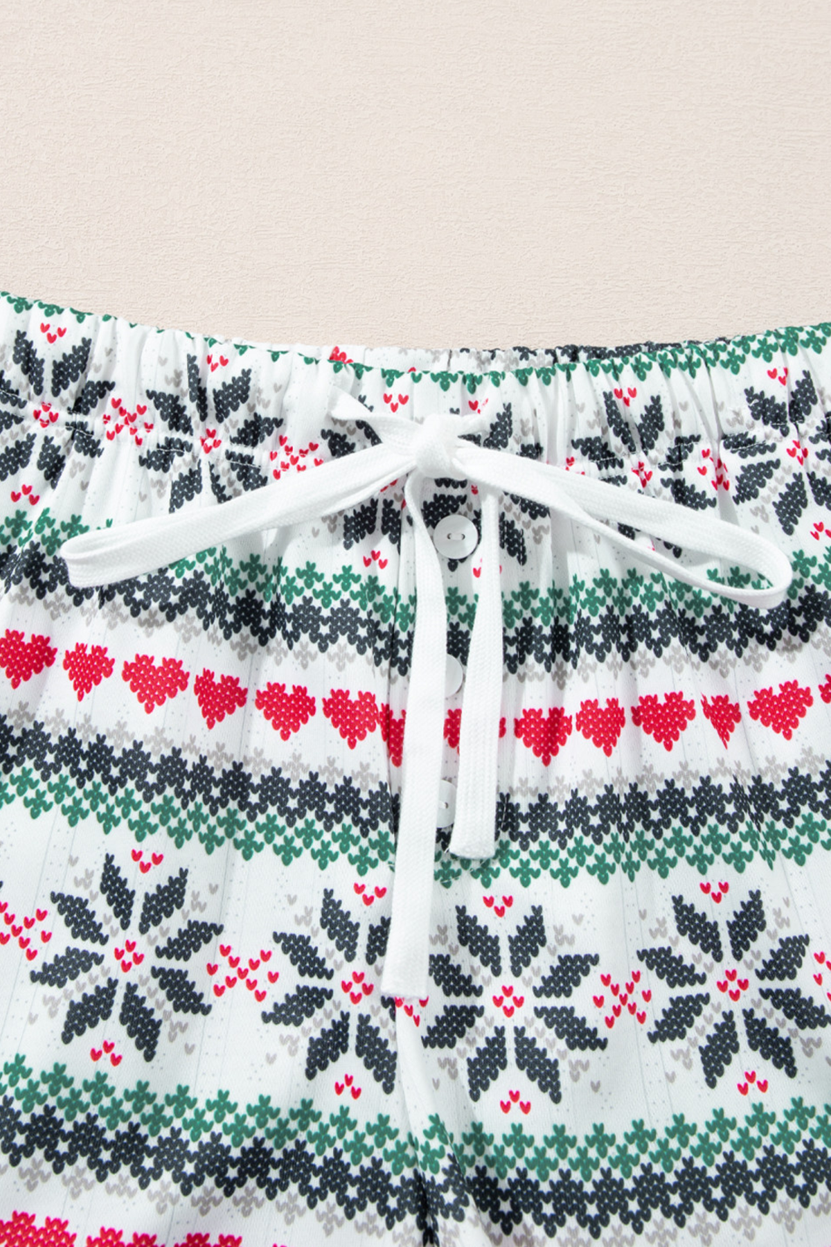 Women's Fall Christmas Letter Print Wide Short Two Piece Set