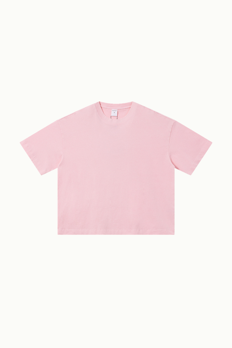 Men's Summer 280g Cotton Washed Oversized Boxy Tee