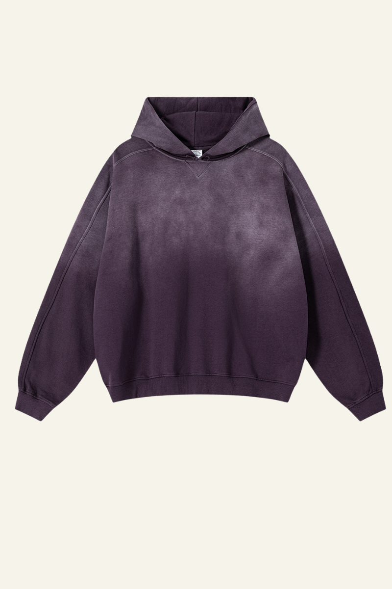 Men's Gradient Color Cotton Hoodie