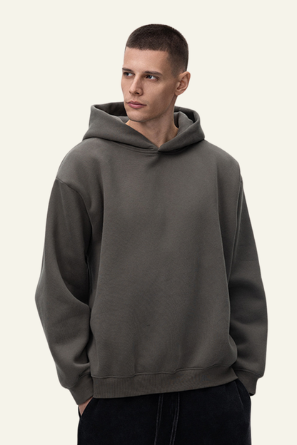 Men's Streetwear Heavyweight Fleece-lined Hoodie