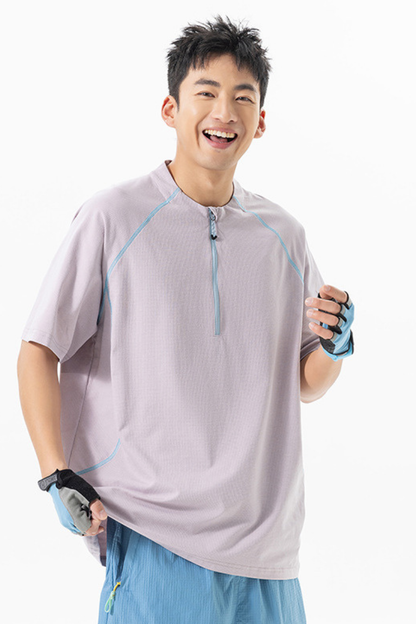 Men's Summer Street Outdoor UPF Antibacterial Quick Dry Tee