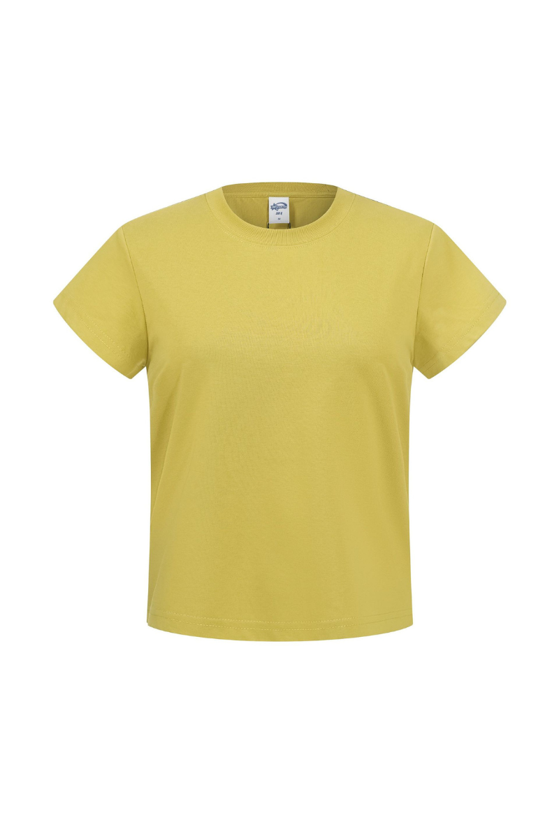 Women's Cotton Athletic Solid Minimalist T-shirt