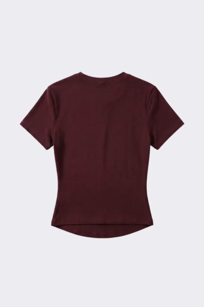Women's Outdoor Yoga Gym Tight Run Tee - Crewneck