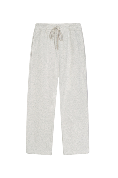Unisex Summer 450g Elastic Drawstring Straight Pants