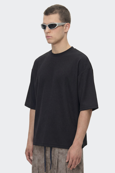 Men's Boxy Street Mesh Retro Patchwork Breathable Tee