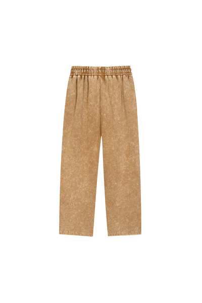 Men's Fall Snow-Wash Straight-Leg Cotton Sweatpants