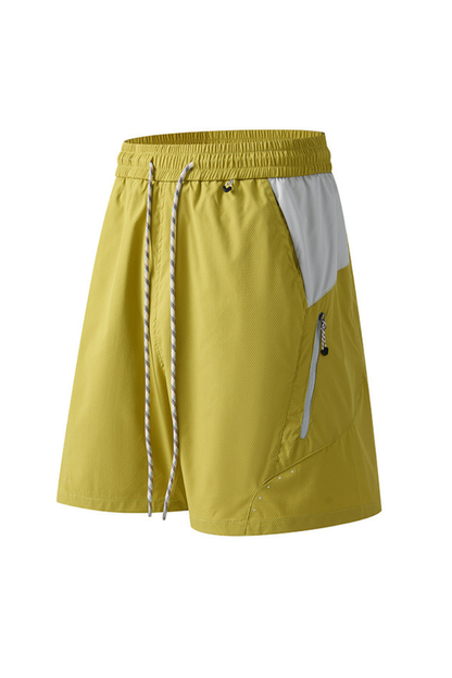 Unisex Outdoor Water-Resistant Colorblock 5" Beach Shorts