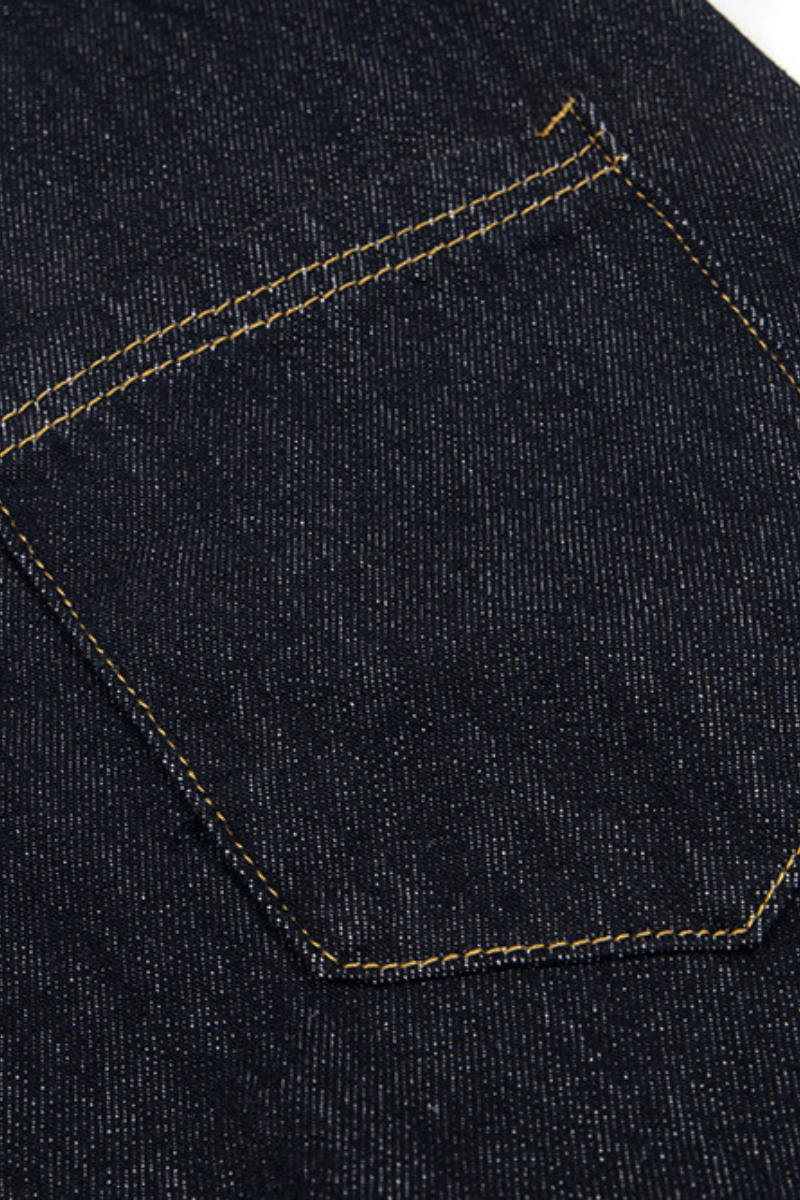 Unisex Summer Plaid Belt Barrel-Leg Cotton Denim Jeans