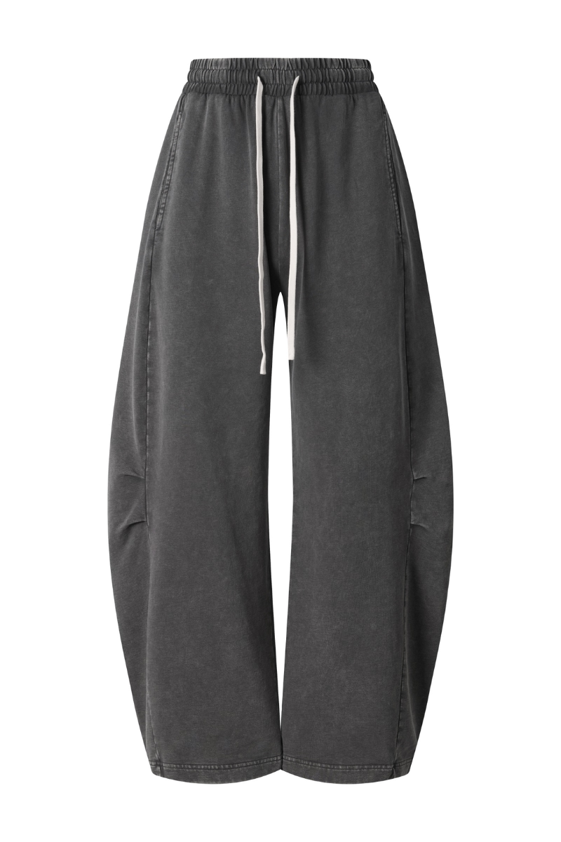 Women's Summer Vintage Washed Cotton Drawstring Cargo Pants