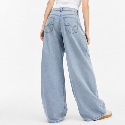 Women's High Waist Wide Leg Jeans