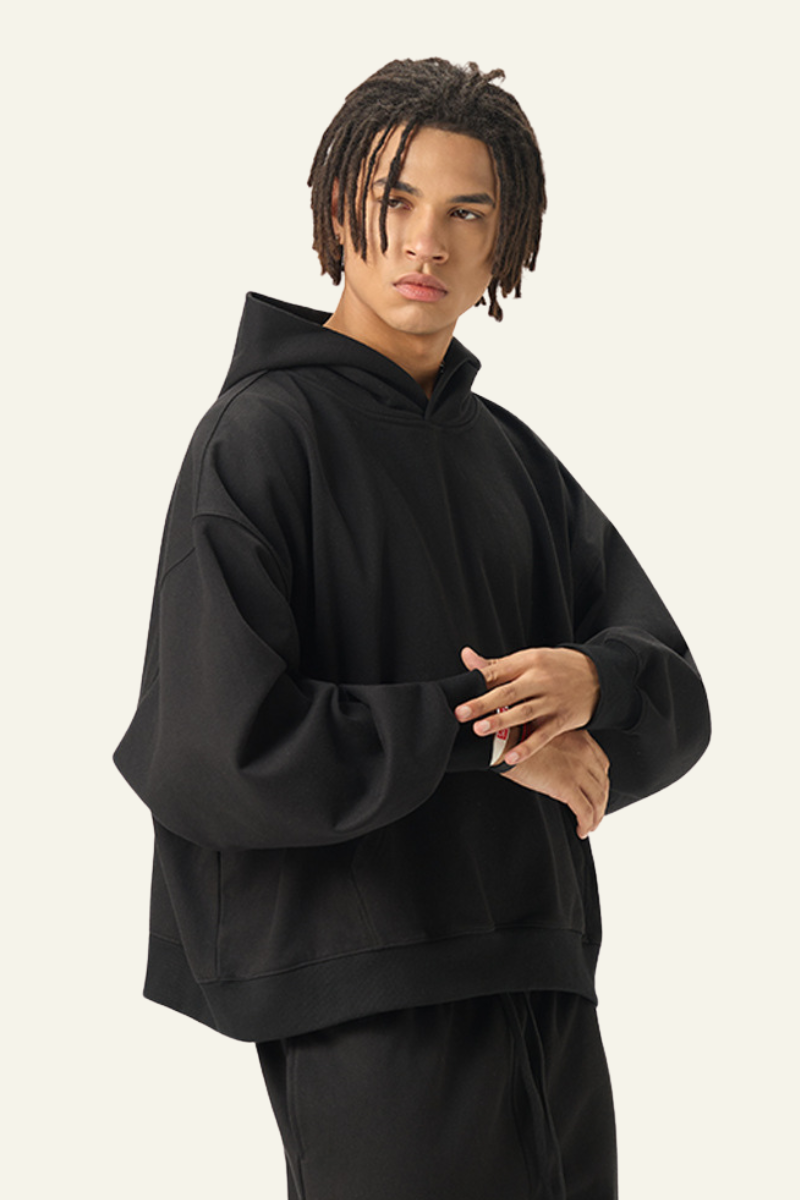 Men's Stretwear Relaxed Fleece-Lined  Hoodie