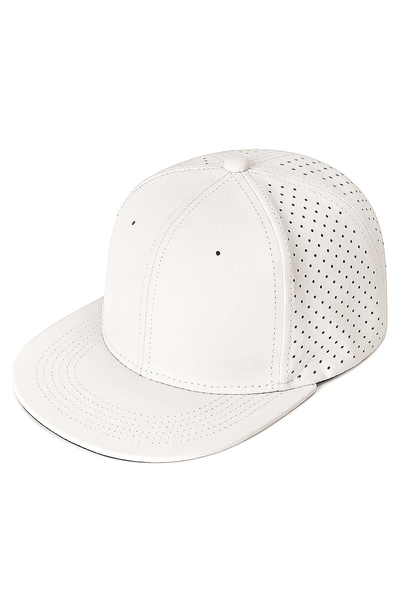 Men's Elastic Solid Flat Brim Mesh Hip Hop Hat
