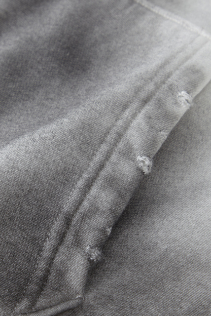 Women's Cotton Gradient-Dyed Vintage  Full-Zip Hooded Jacket