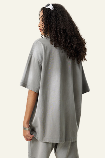 Women's Streetwear Vintage Gradient Cotton T-shirt