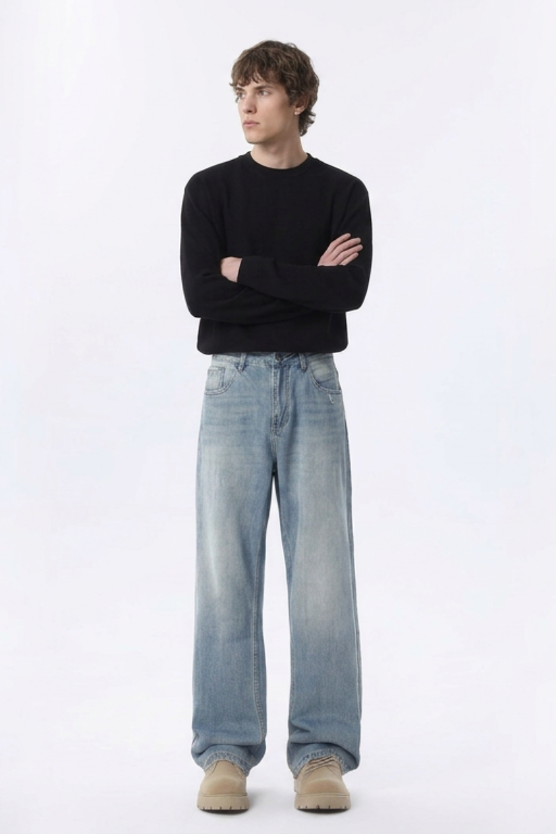 Men's Blend Relaxed Straight Leg Jeans
