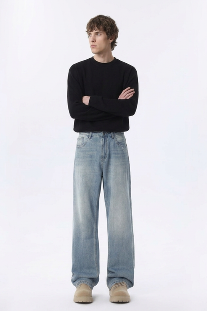 Men's Blend Relaxed Straight Leg Jeans
