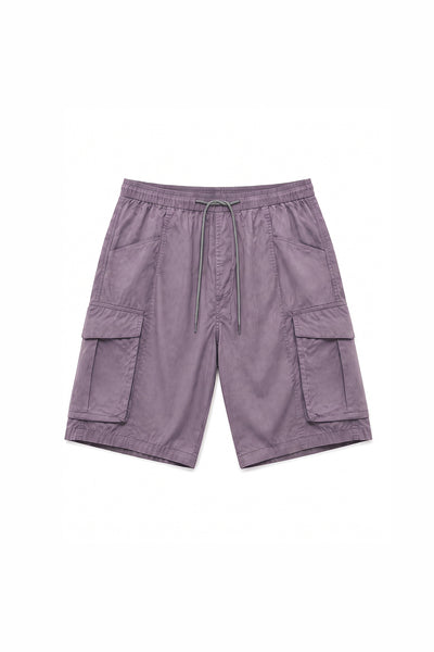 Men's Summer Multi-Pocket Drawstring Cargo Bermuda Shorts