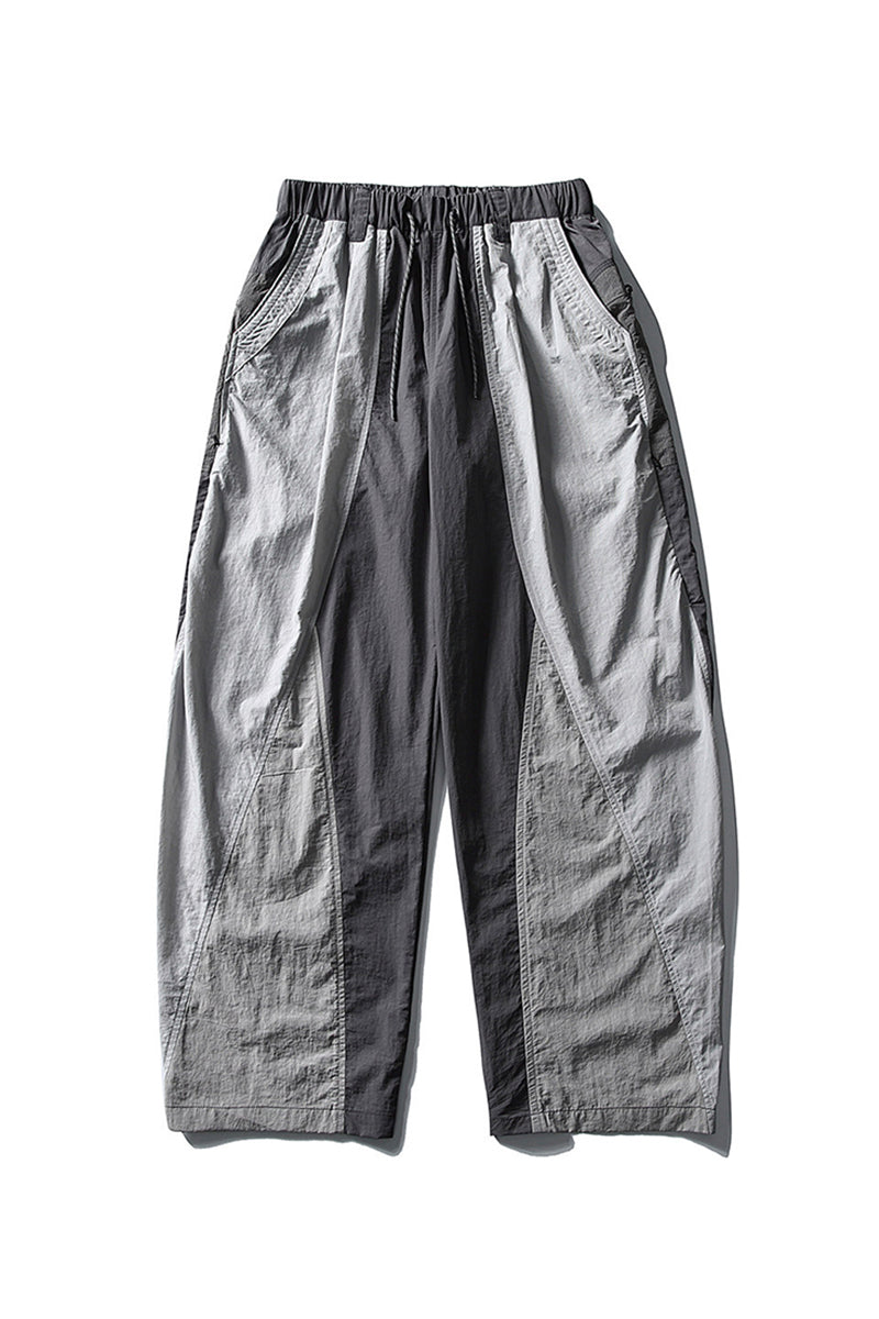 Unisex Spring Color Block Quick Dry Outdoor Cargo Pants