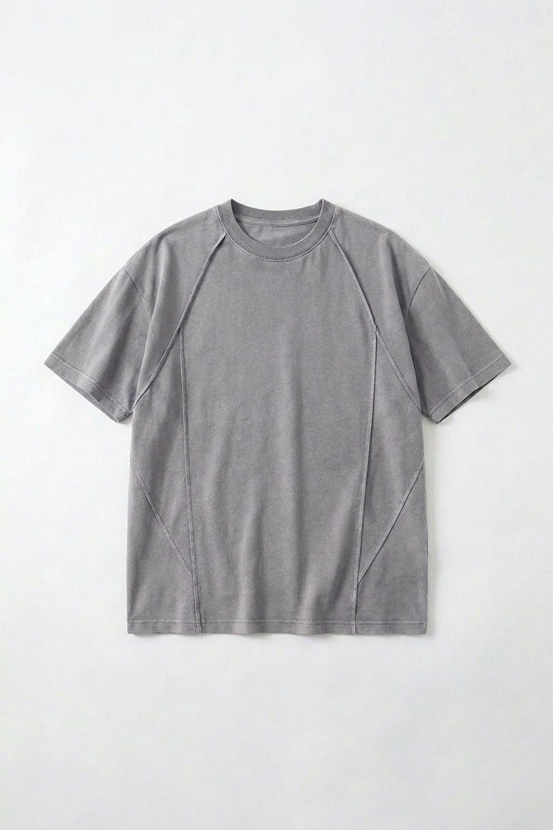Men's Summer Deconstructed Loose-Seam Streetwear T-Shirt