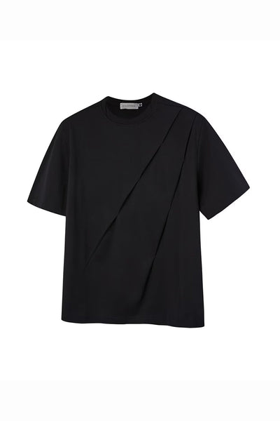 Men's Summer Ruched Deconstructed Streetwear T-Shirt
