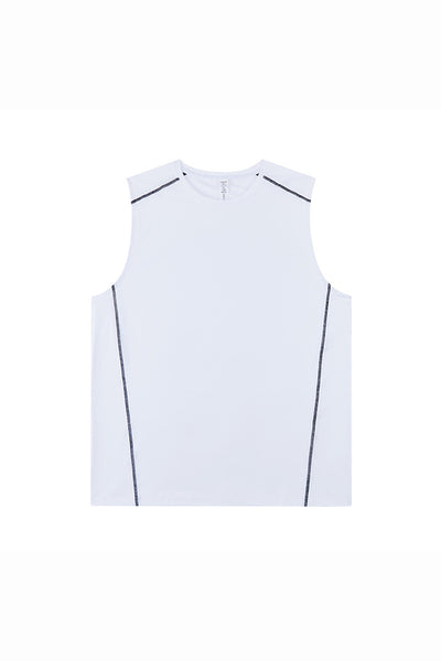 Men's Summer Contrast-Stitch Quick-Dry Athletic Tank Top
