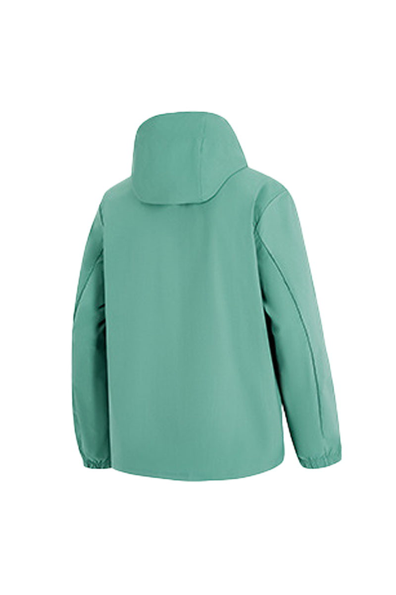 Men's Spring Colorblock Lightweight Outdoor Hooded Jacket