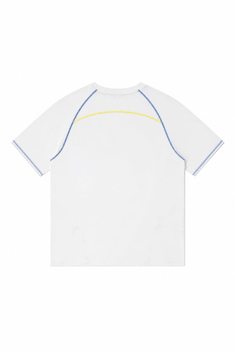 Men's Summer Raglan Contrast Quick-Dry Athletic T-Shirt