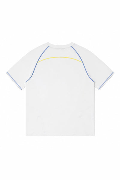 Men's Summer Raglan Contrast Quick-Dry Athletic T-Shirt