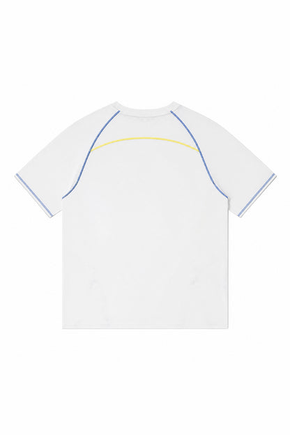 Men's Summer Raglan Contrast Quick-Dry Athletic T-Shirt