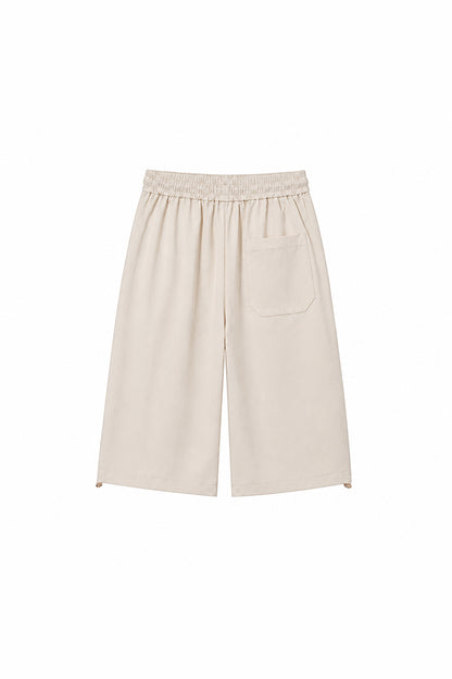 Men's Spring Contrast-Stitch Quick-Dry Wide-Leg Pants