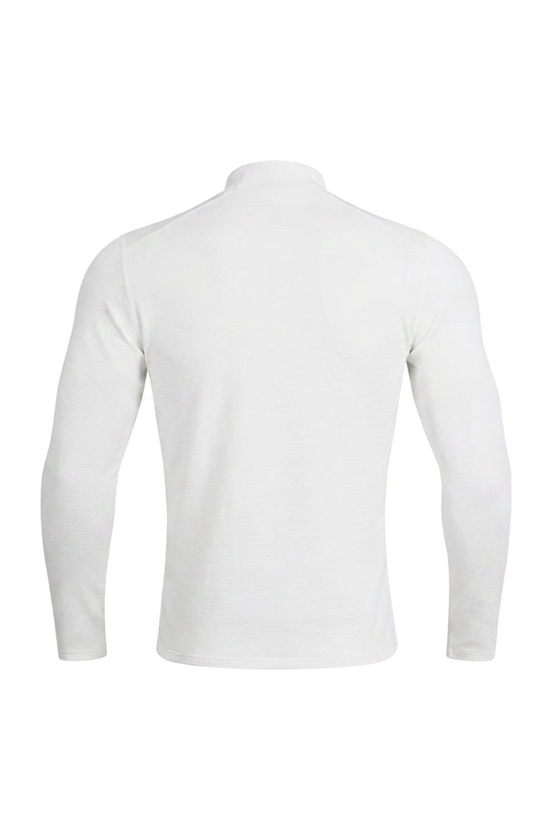 Men's Spring Textured Stretch Full-Zip Hiking Jacket