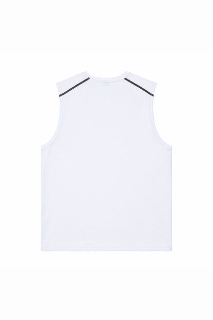 Men's Summer Contrast-Stitch Quick-Dry Athletic Tank Top