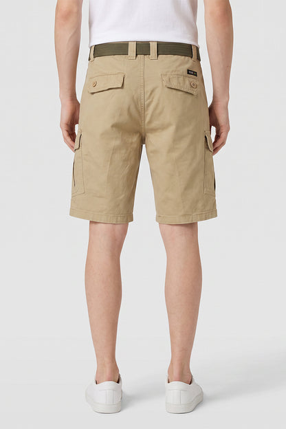 Men's Summer 100% Cotton Multi-Pocket Cargo Shorts