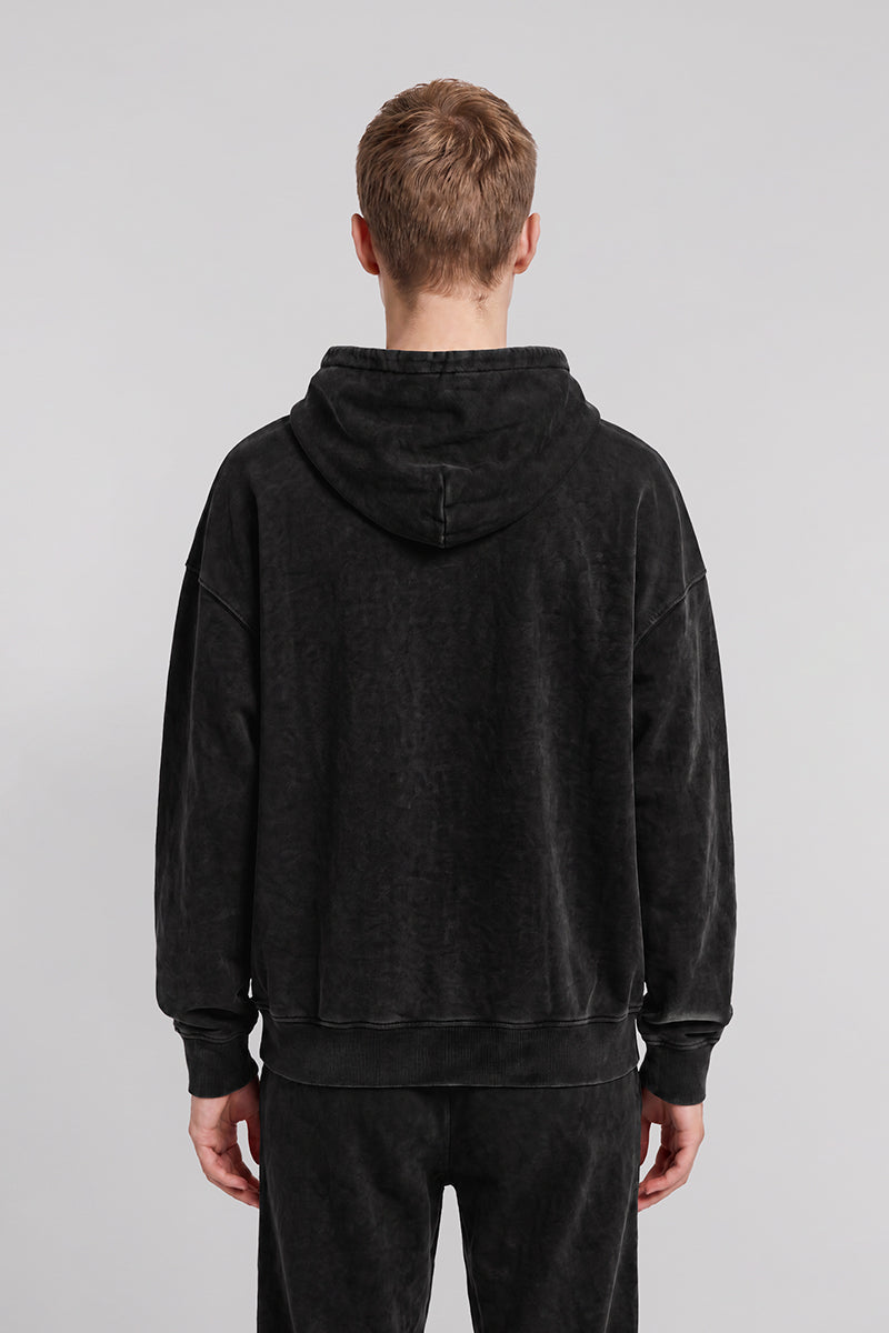 Men's Fall Winter Vintage Washed Oversized Pocket Hoodie