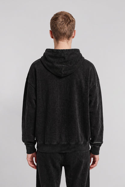 Men's Fall Winter Vintage Washed Oversized Pocket Hoodie