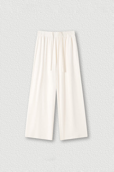 Men's Streetwear Relaxed High-Elastic Straight-Leg Pants