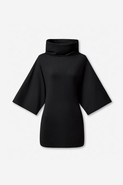 Women's Wasteland Cowl Neck Bell 3/4 Sleeve Bodycon Dress