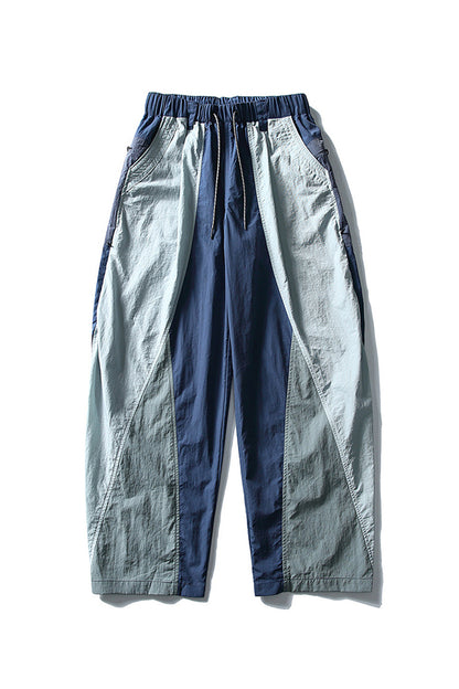 Women Spring Color Block Quick Dry Outdoor Cargo Pants