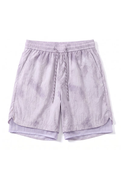 Men's Summer Tie-Dye 2-in-1 Quick-Dry Athletic Shorts