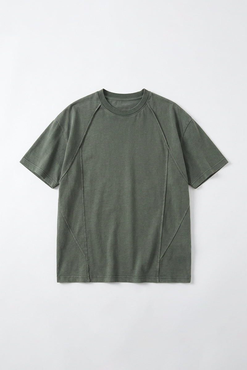 Men's Summer Deconstructed Loose-Seam Streetwear T-Shirt