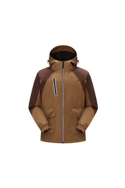 Women's Fall Winter Ripstop Colorblock Outdoor Jacket