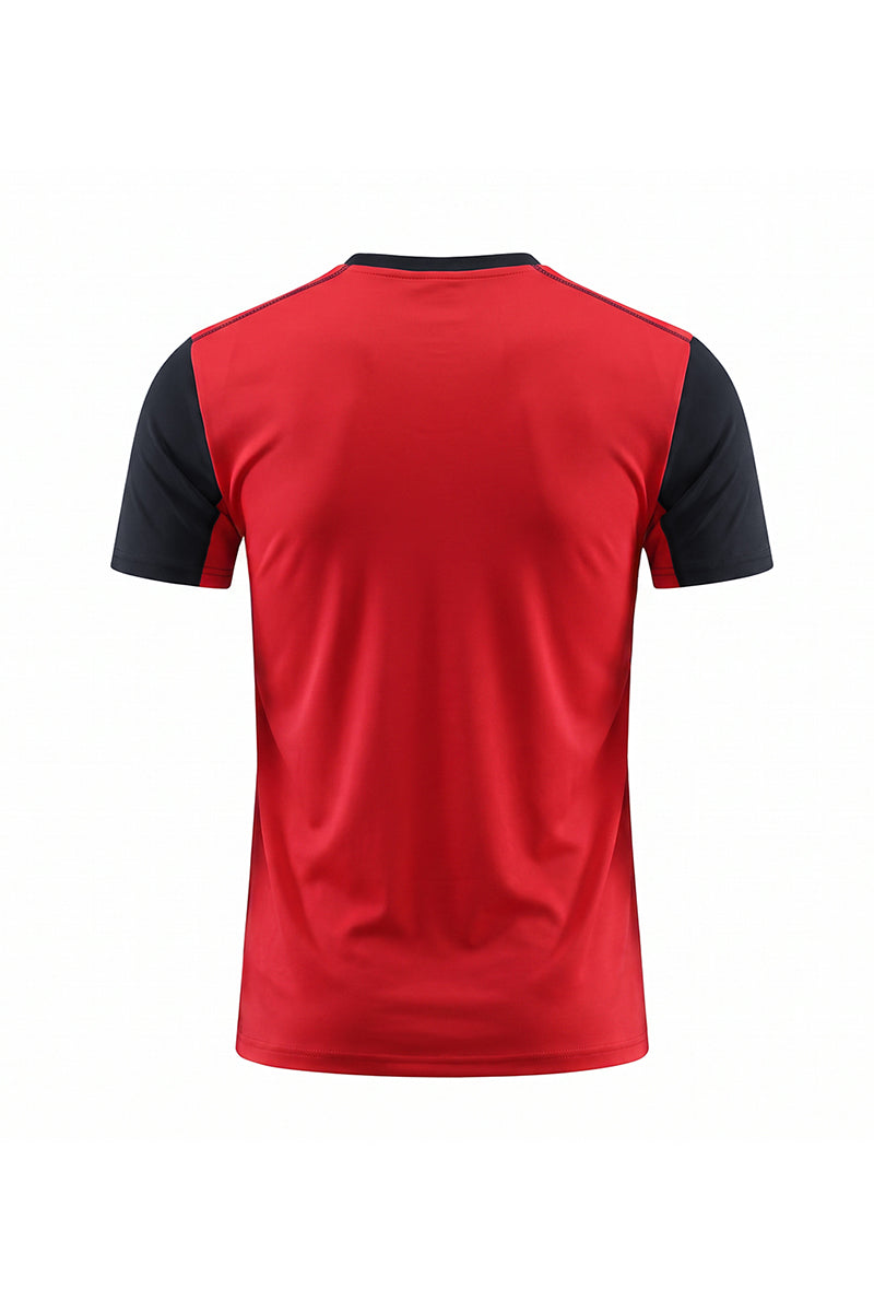 Unisex Summer Colorblock Raglan Quick-Dry Athletic T-Shirt