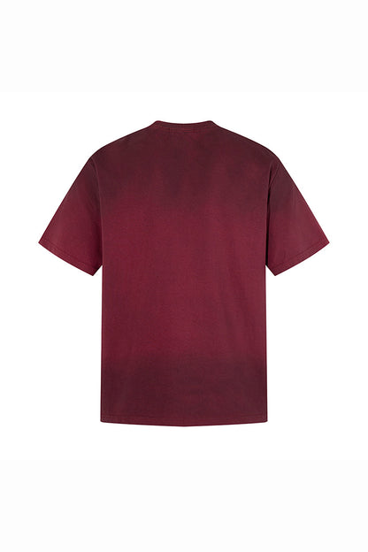 Women's Summer Washed High Street Print Oversized Set-in Tee