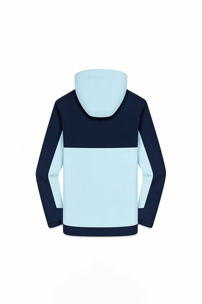 Women's Fall Colorblock Cropped Windproof Shell Jacket