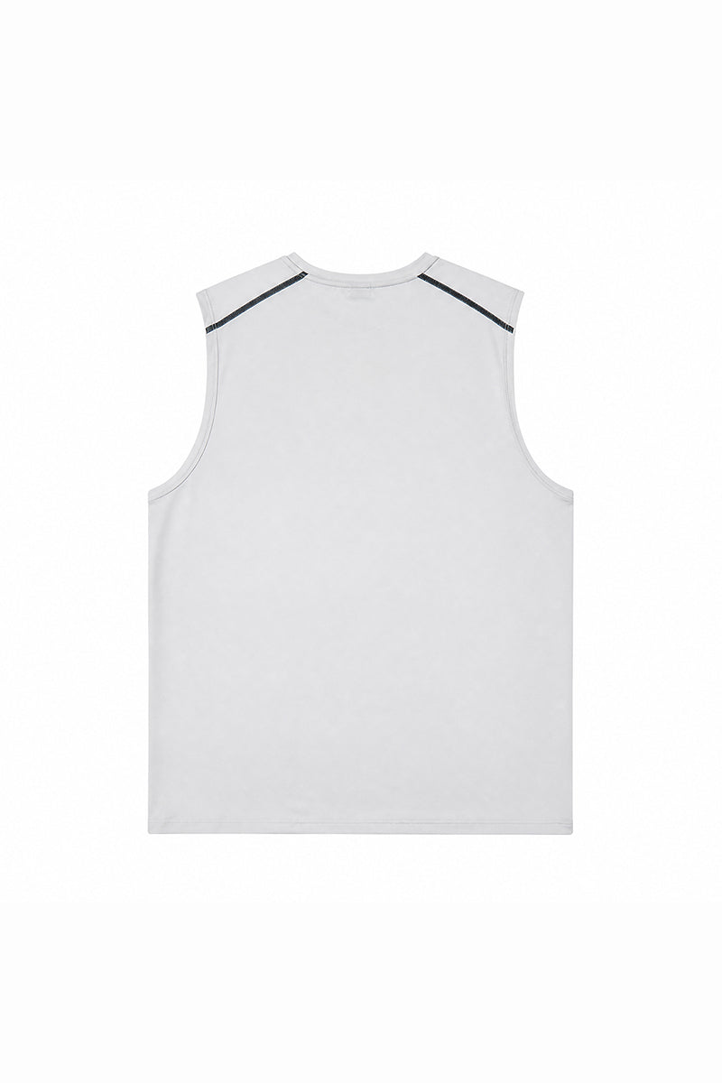 Men's Summer Contrast-Stitch Quick-Dry Athletic Tank Top