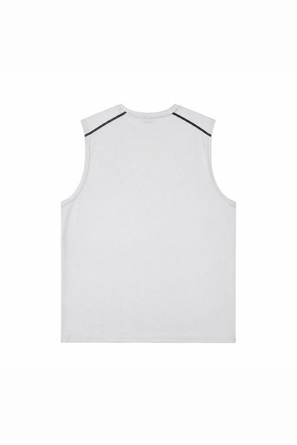 Men's Summer Contrast-Stitch Quick-Dry Athletic Tank Top