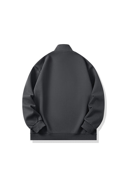 Men's Fall Half-Zip Colorblock Long-Sleeve Sweatshirt